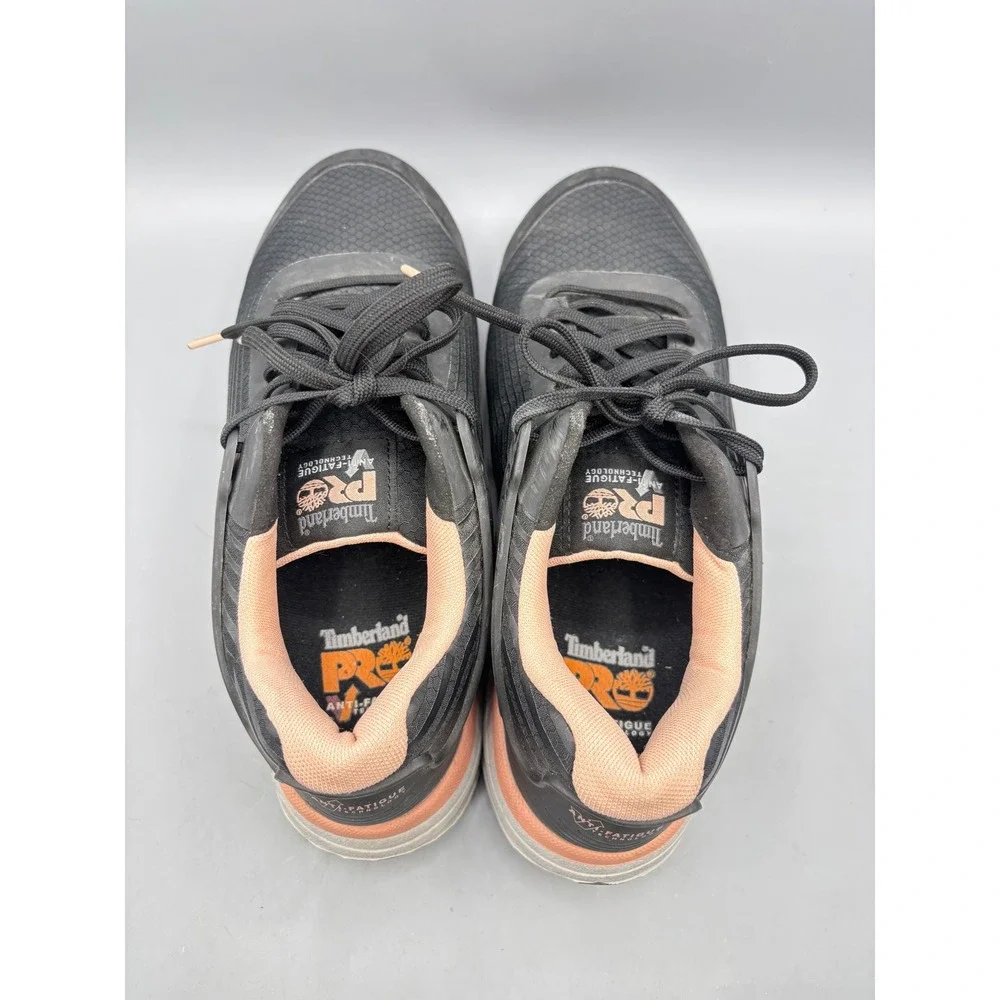 Timberland Pro Womens Shoes 9.5‎ Black Pink Anti Fatigue Work Safety Sneakers
